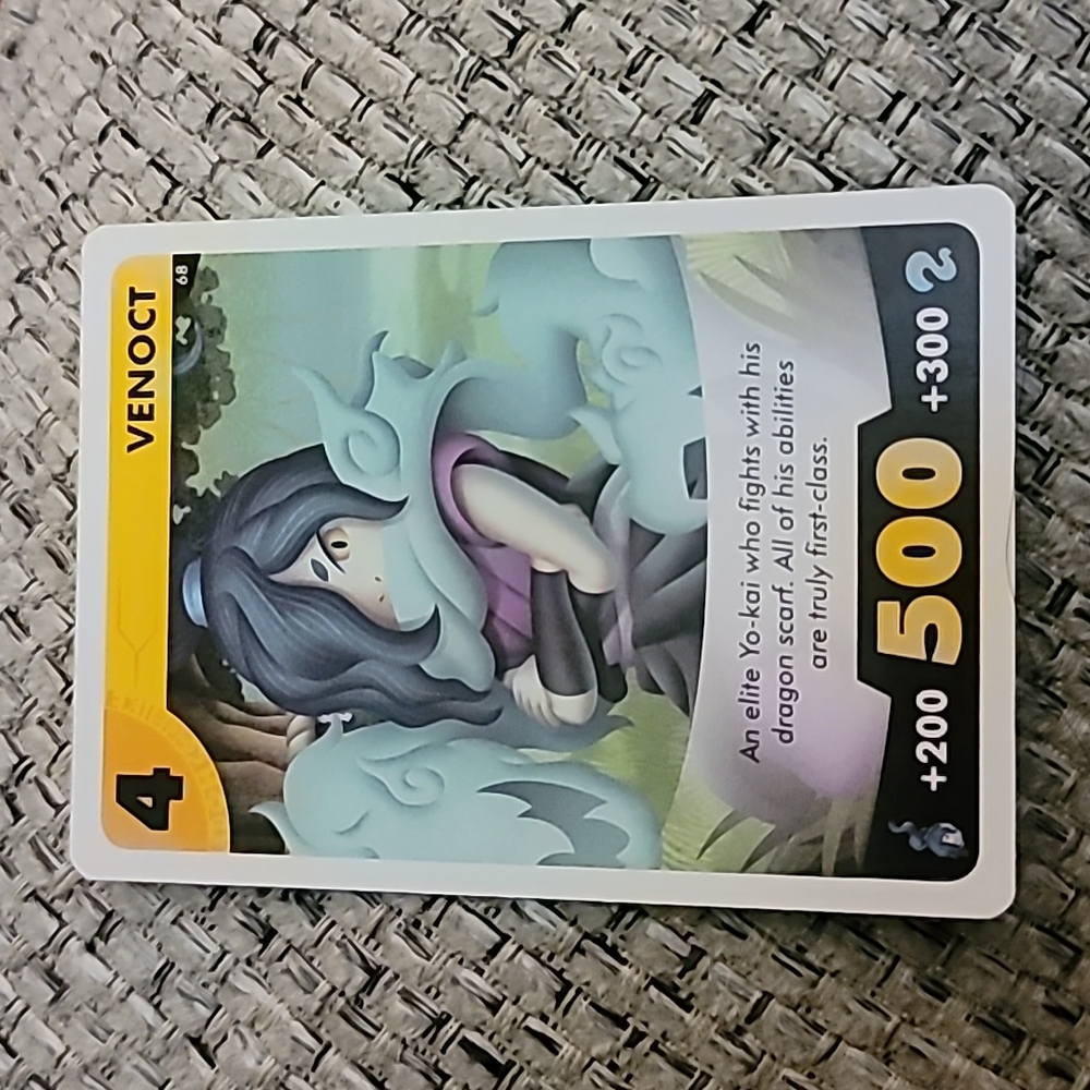 Venoct Yo-Kai Watch Card